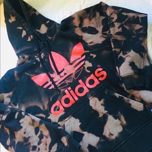 Adidas Tie Dye/Acid Wash Sweatshirt Hoodie